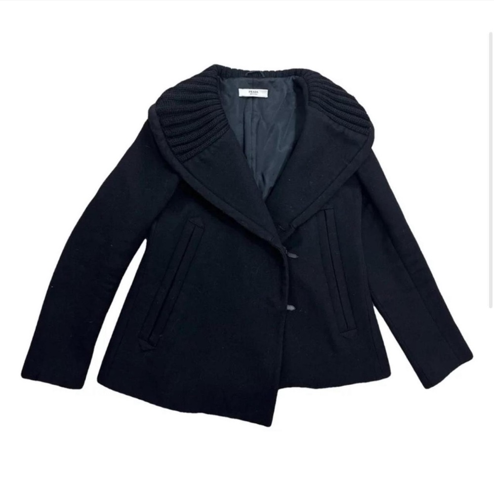 Prada Caban Wool Jacket — 2006 Archive